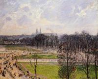 Pissarro, Camille - The Tuileries Gardens, Winter Afternoon